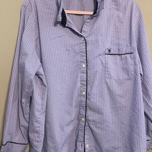 Victoria's Secret Purple Polka Dot Pajama Top